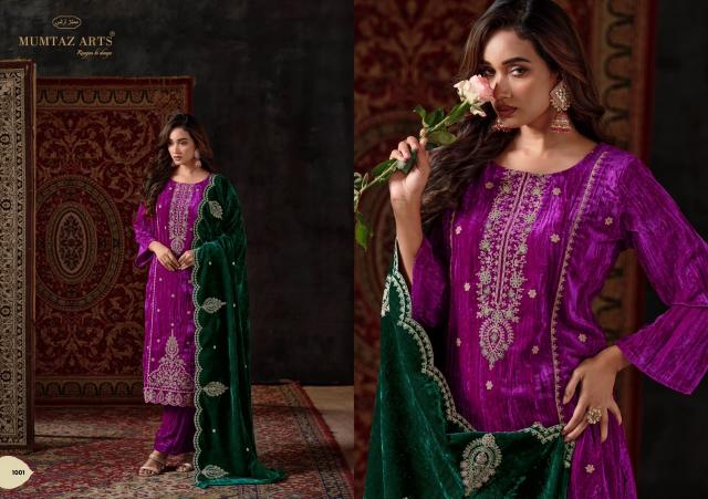 Mumtaz arts malika e noor designer code dress material wholesalers